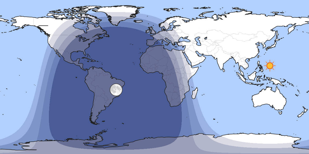 Tag & Nacht Weltkarte