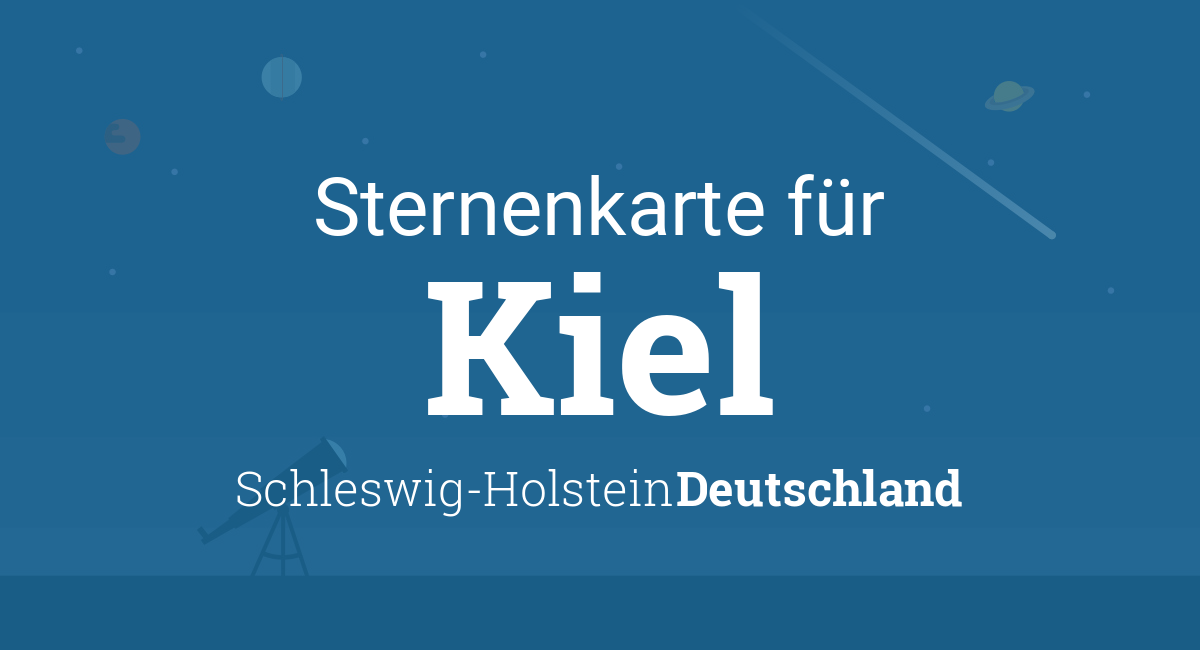 Sternenhimmel & Planeten über Kiel